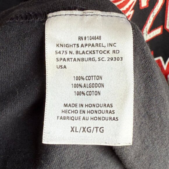 NHL Black Red Wings Hockey Long Sleeve Shirt - Picture 4 of 7